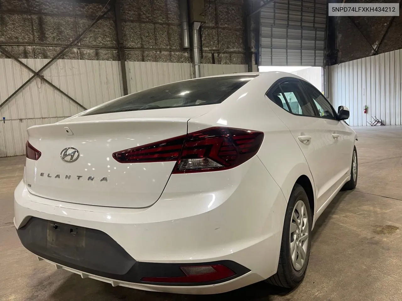 2019 Hyundai Elantra Se VIN: 5NPD74LFXKH434212 Lot: 80158524