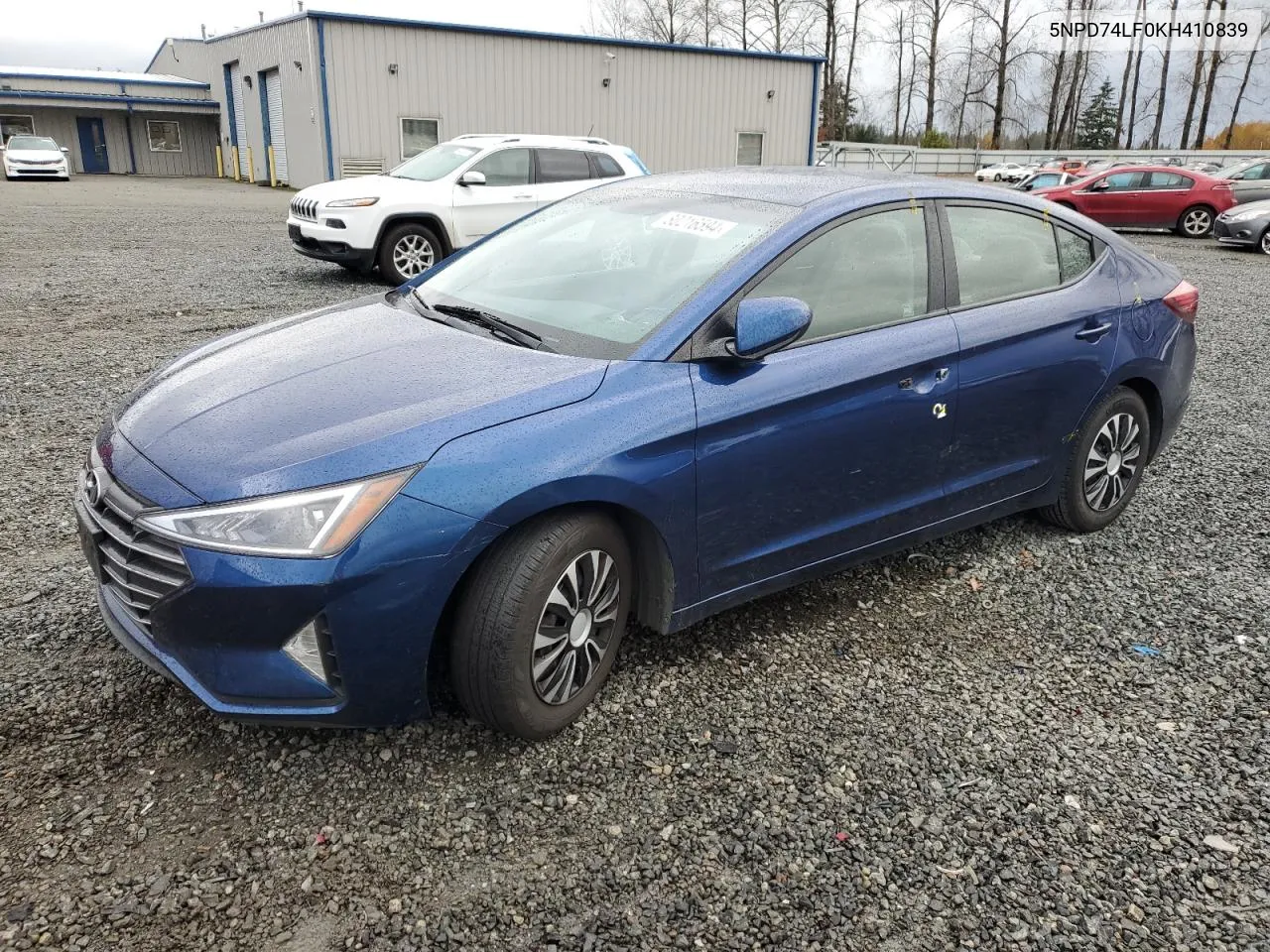 2019 Hyundai Elantra Se VIN: 5NPD74LF0KH410839 Lot: 80216594