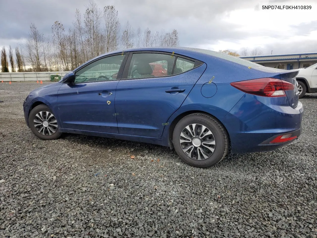 2019 Hyundai Elantra Se VIN: 5NPD74LF0KH410839 Lot: 80216594