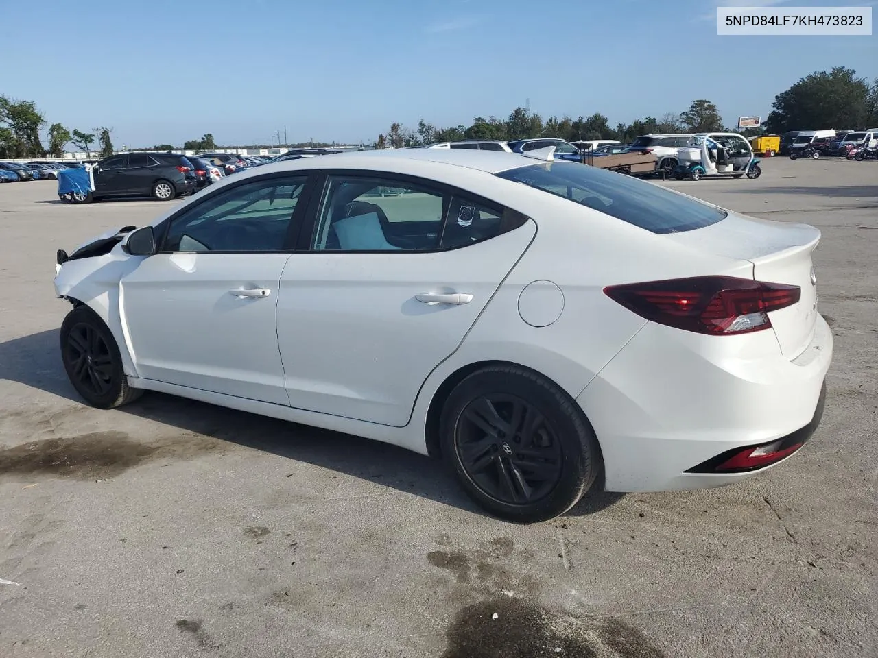 2019 Hyundai Elantra Sel VIN: 5NPD84LF7KH473823 Lot: 80383524