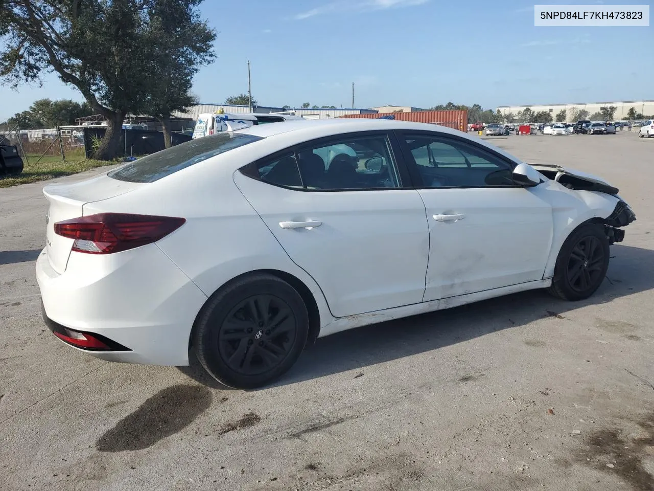 2019 Hyundai Elantra Sel VIN: 5NPD84LF7KH473823 Lot: 80383524