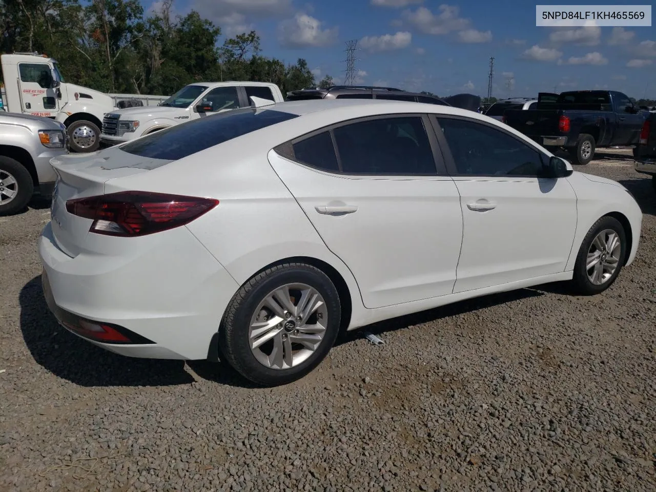 2019 Hyundai Elantra Sel VIN: 5NPD84LF1KH465569 Lot: 80465794