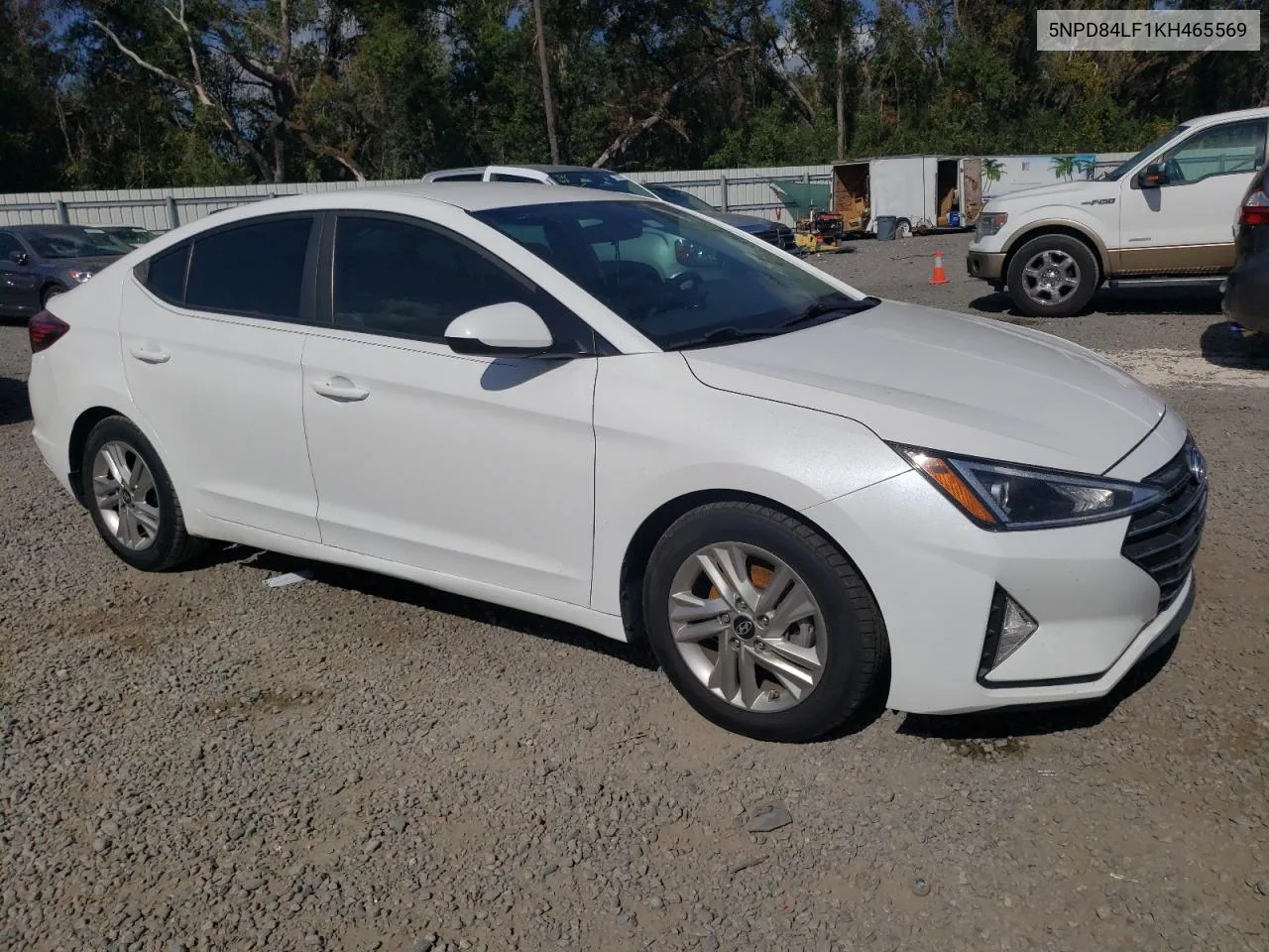 2019 Hyundai Elantra Sel VIN: 5NPD84LF1KH465569 Lot: 80465794