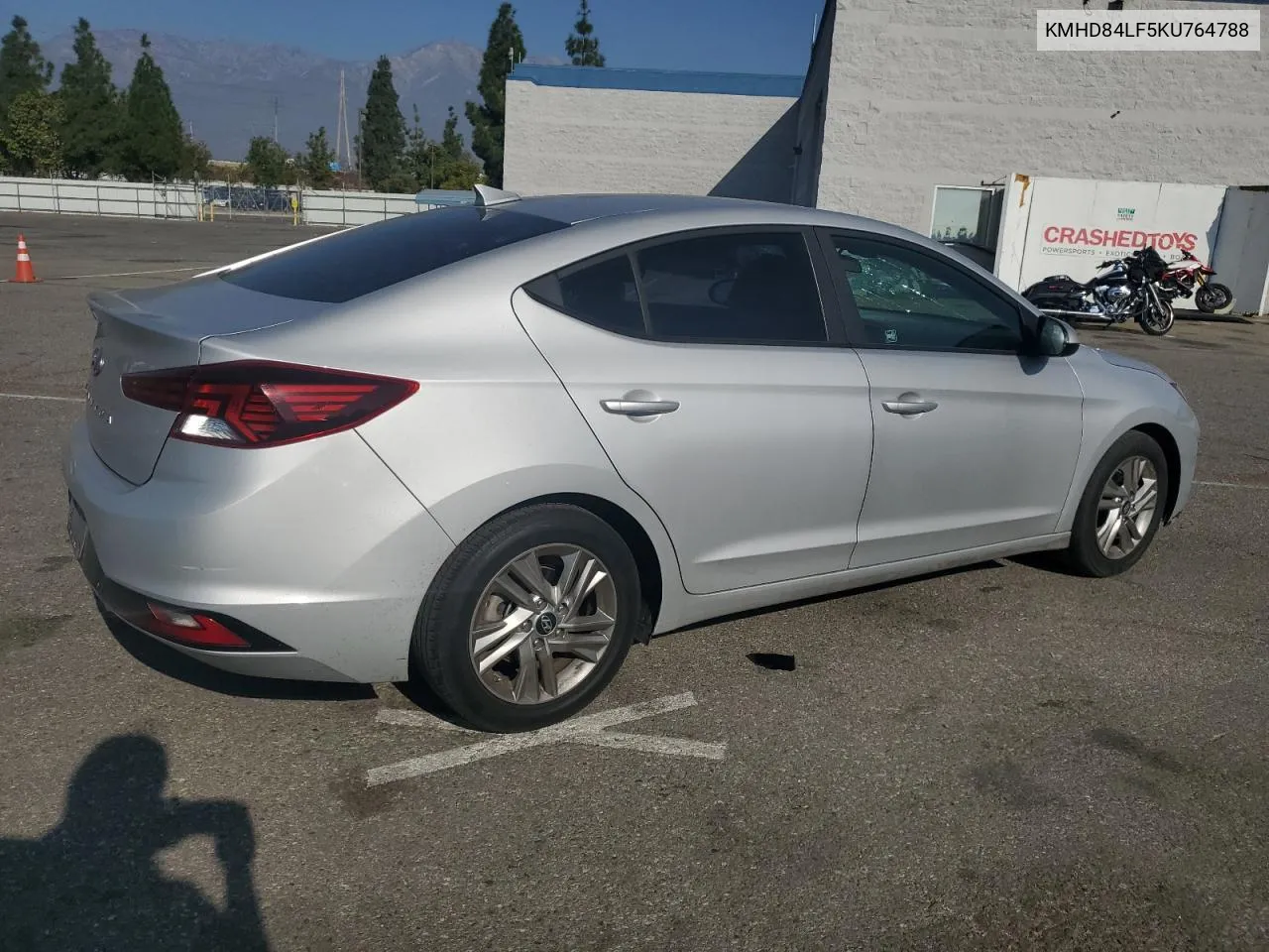 2019 Hyundai Elantra Sel VIN: KMHD84LF5KU764788 Lot: 80500024