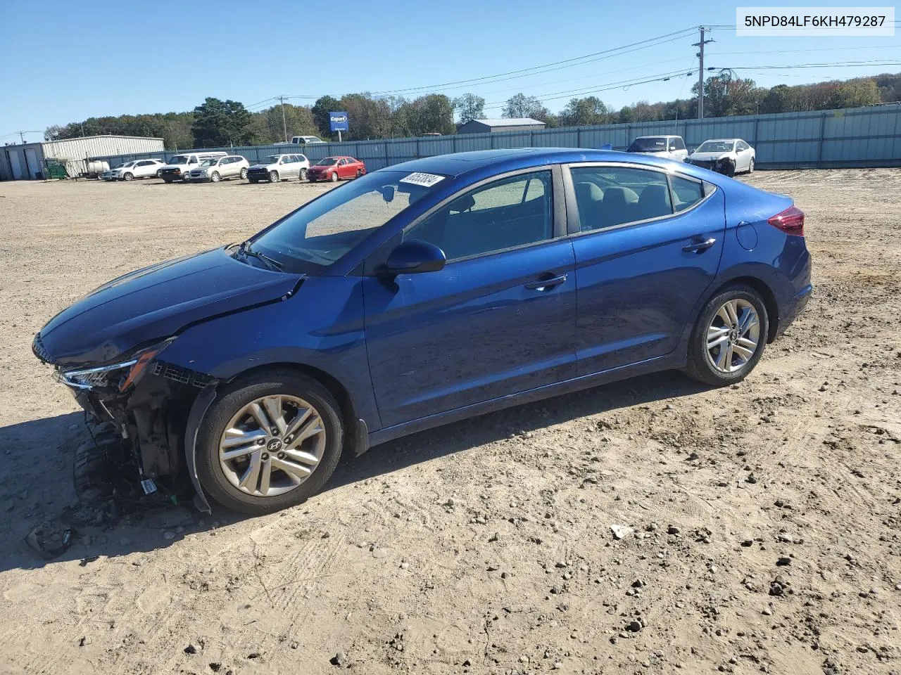 2019 Hyundai Elantra Sel VIN: 5NPD84LF6KH479287 Lot: 80533834