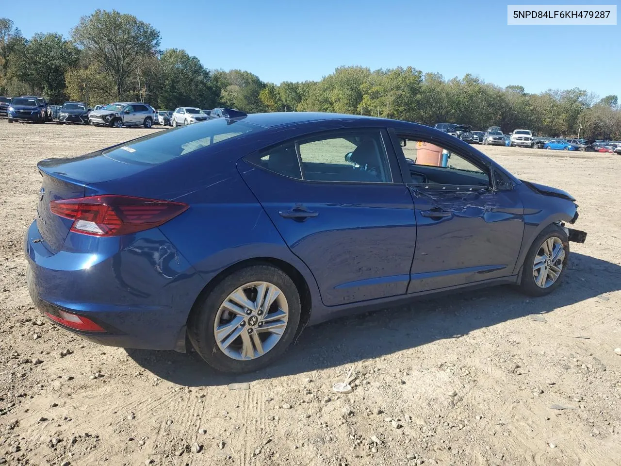 2019 Hyundai Elantra Sel VIN: 5NPD84LF6KH479287 Lot: 80533834