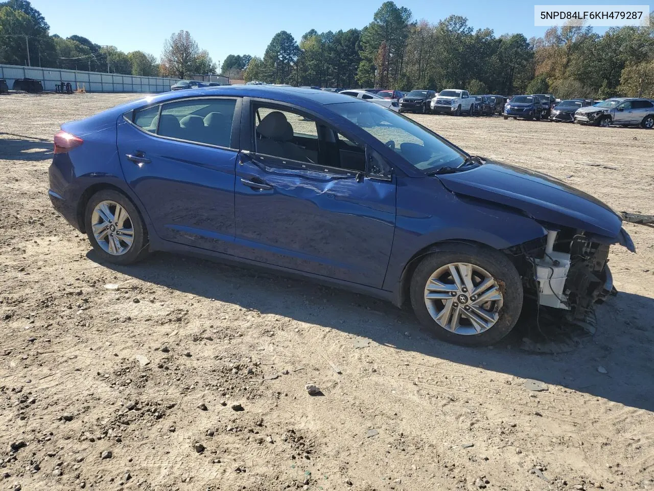 2019 Hyundai Elantra Sel VIN: 5NPD84LF6KH479287 Lot: 80533834