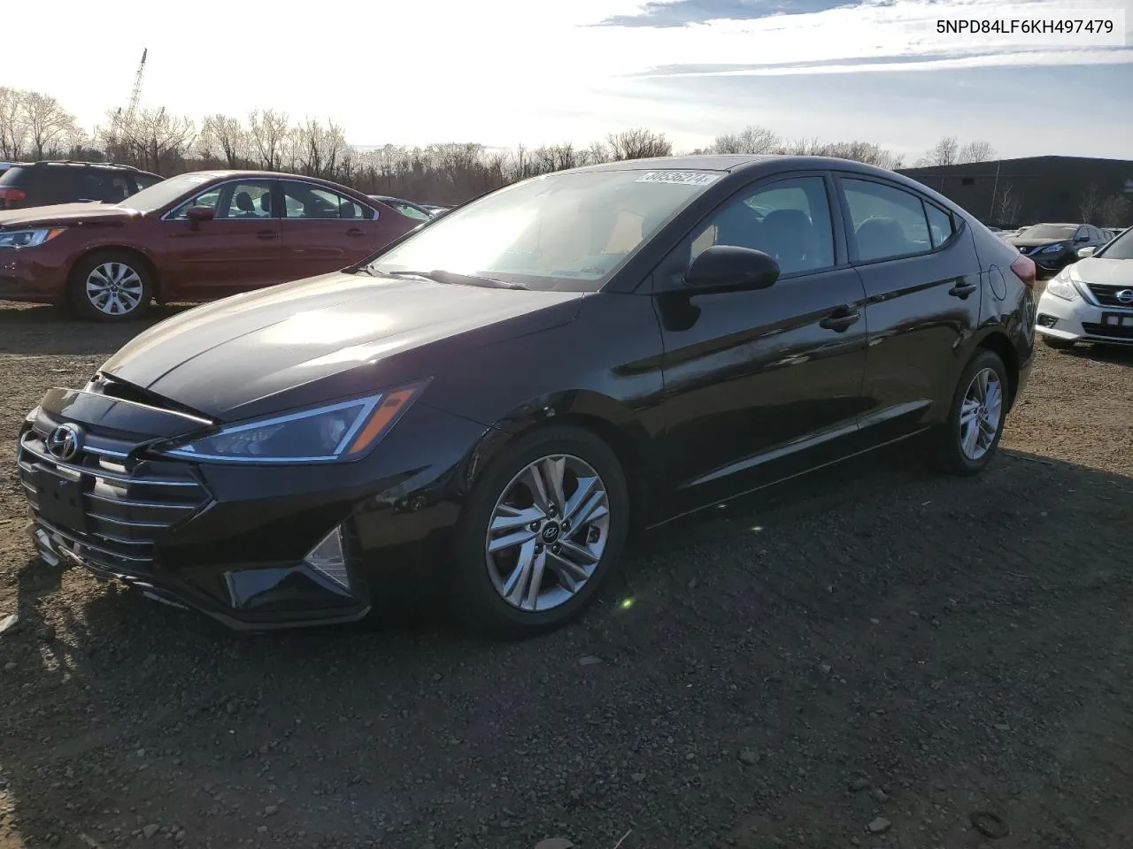 2019 Hyundai Elantra Sel VIN: 5NPD84LF6KH497479 Lot: 80536274