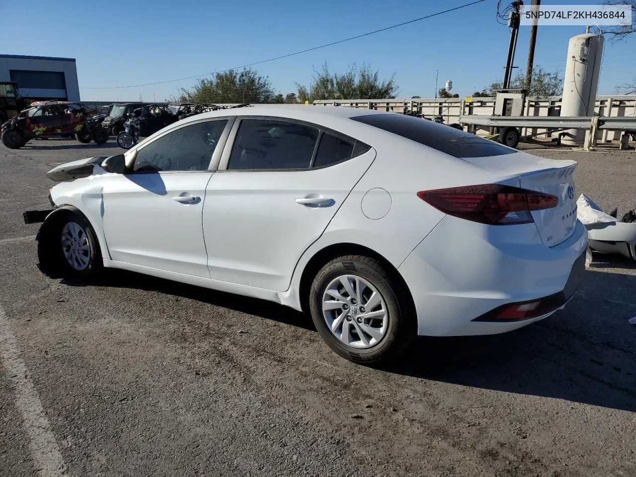 2019 Hyundai Elantra Se VIN: 5NPD74LF2KH436844 Lot: 80585884