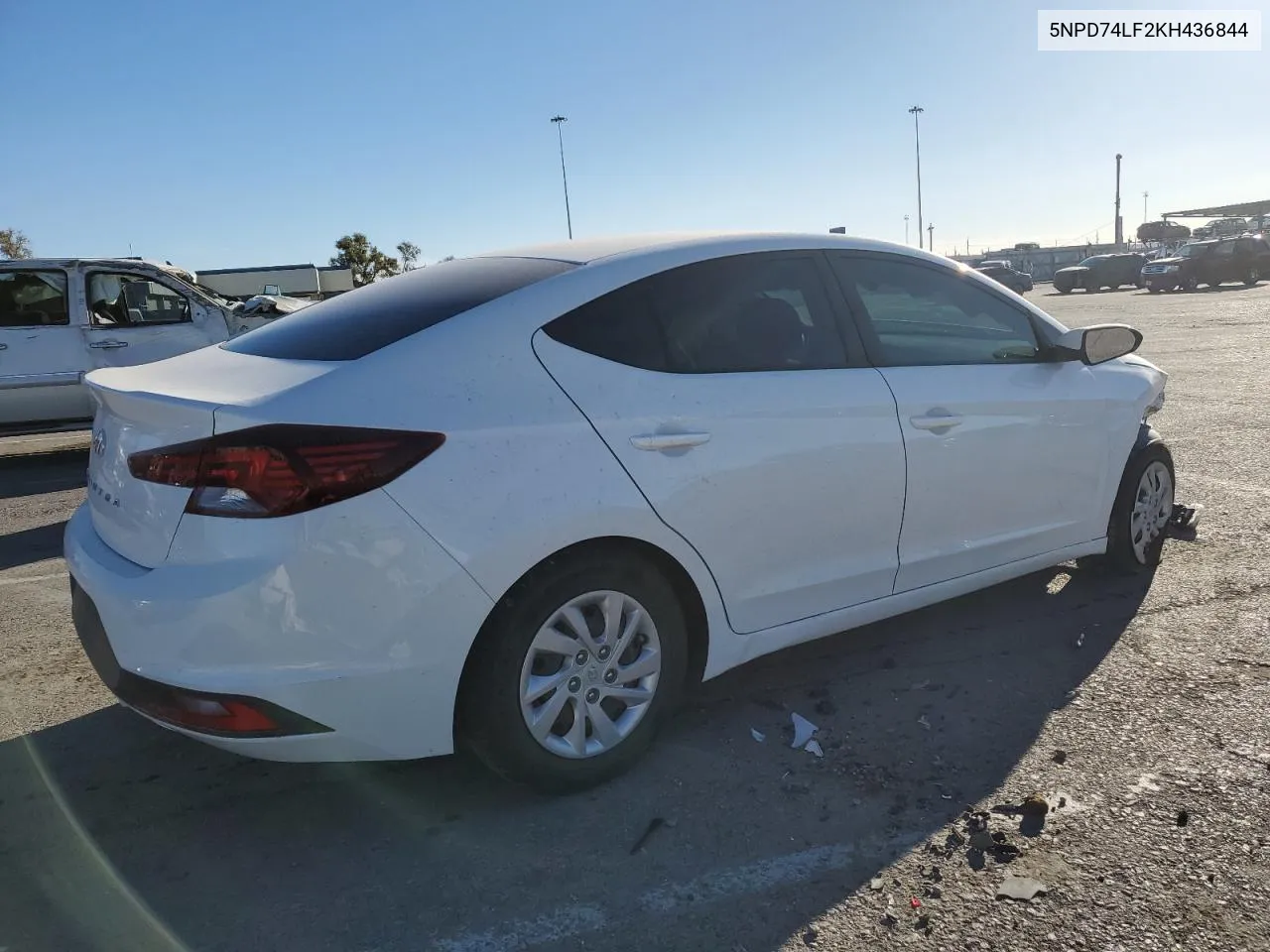 2019 Hyundai Elantra Se VIN: 5NPD74LF2KH436844 Lot: 80585884