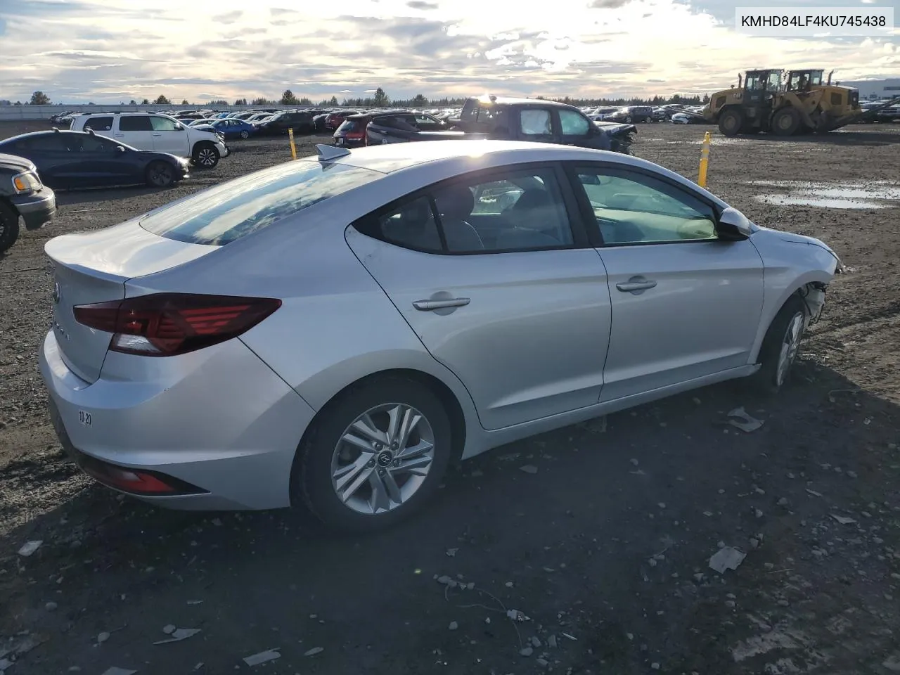 2019 Hyundai Elantra Sel VIN: KMHD84LF4KU745438 Lot: 80588074