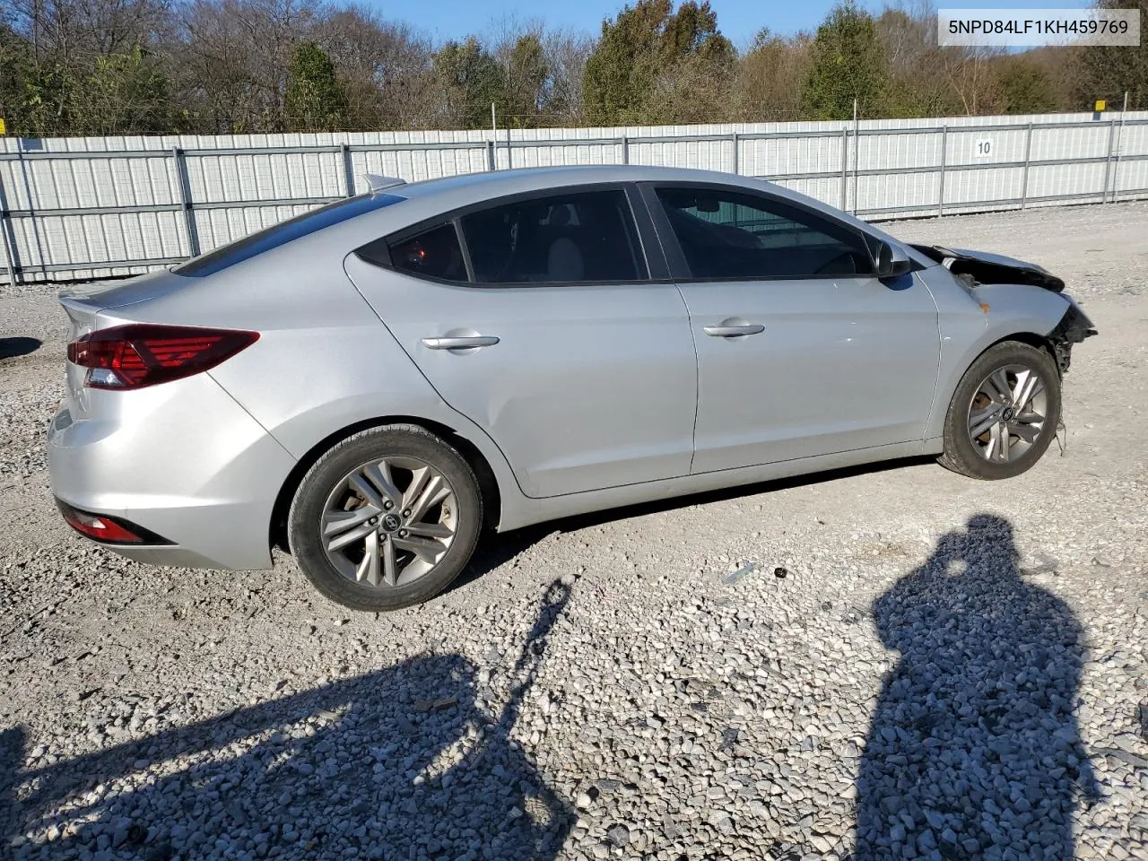 2019 Hyundai Elantra Sel VIN: 5NPD84LF1KH459769 Lot: 80771134