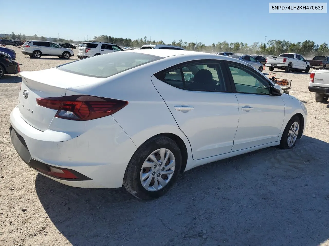 2019 Hyundai Elantra Se VIN: 5NPD74LF2KH470539 Lot: 80782934