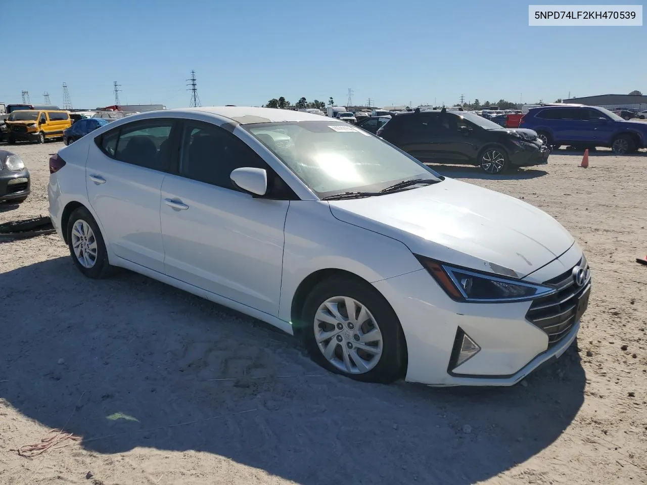 2019 Hyundai Elantra Se VIN: 5NPD74LF2KH470539 Lot: 80782934