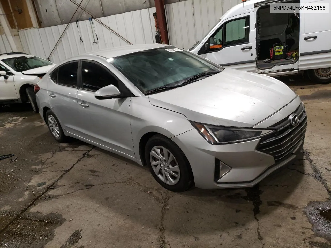 2019 Hyundai Elantra Se VIN: 5NPD74LF6KH482158 Lot: 80836154