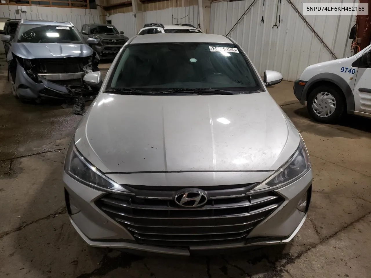 2019 Hyundai Elantra Se VIN: 5NPD74LF6KH482158 Lot: 80836154