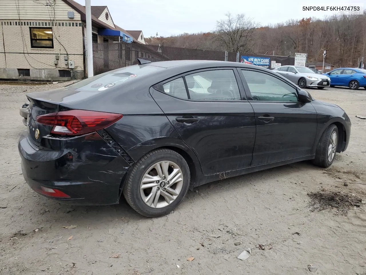 2019 Hyundai Elantra Sel VIN: 5NPD84LF6KH474753 Lot: 80852764