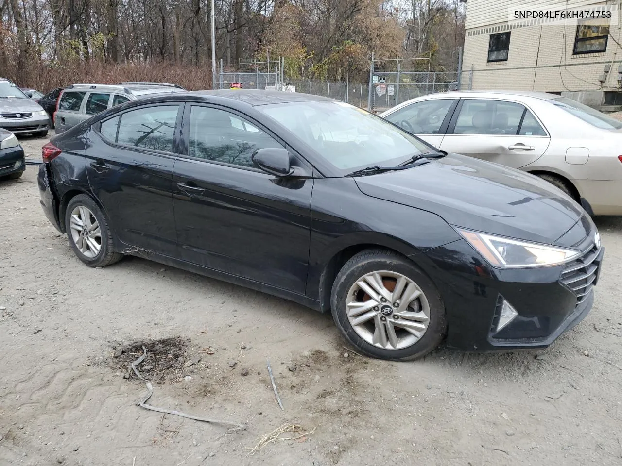 2019 Hyundai Elantra Sel VIN: 5NPD84LF6KH474753 Lot: 80852764