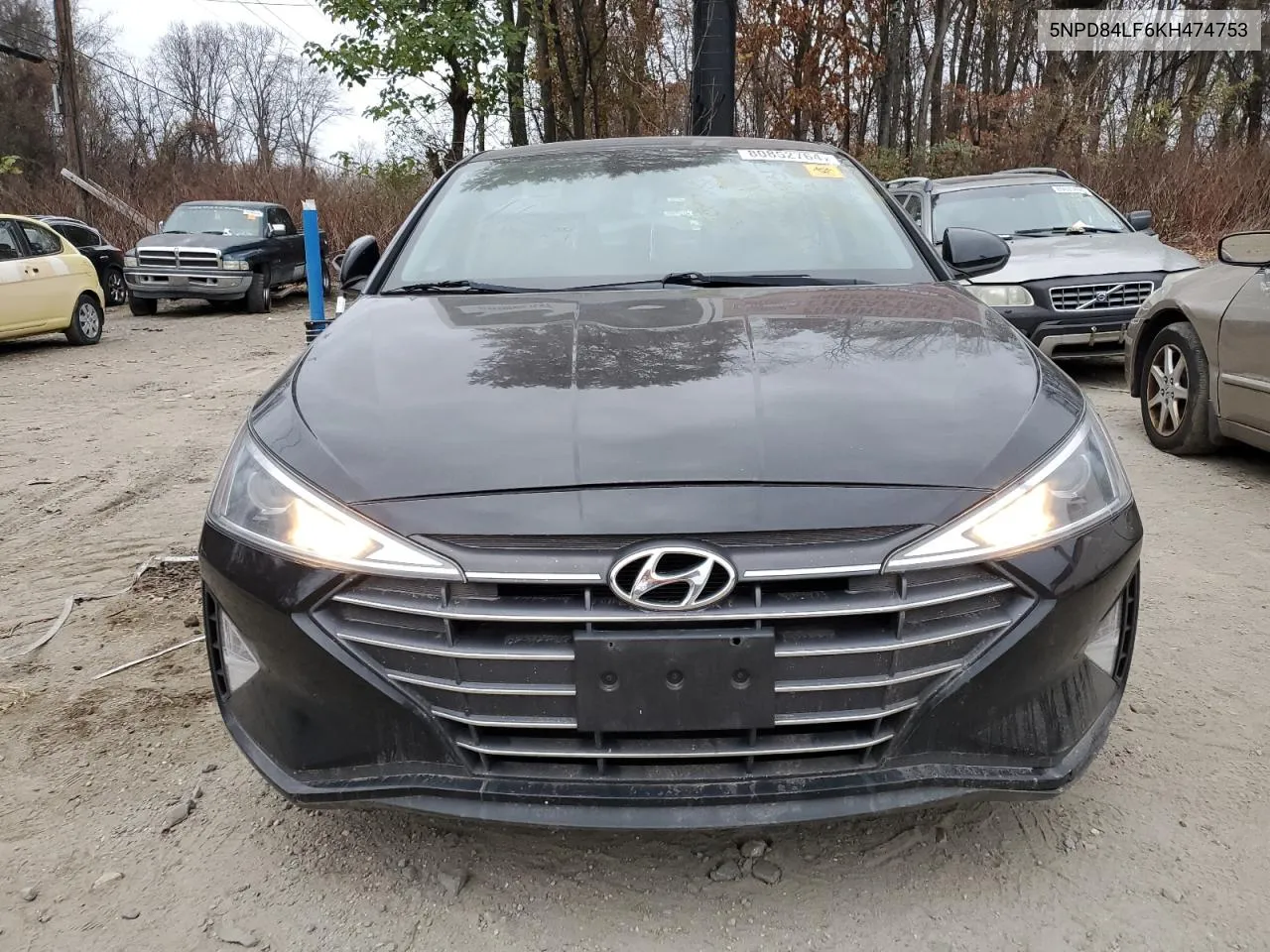 2019 Hyundai Elantra Sel VIN: 5NPD84LF6KH474753 Lot: 80852764