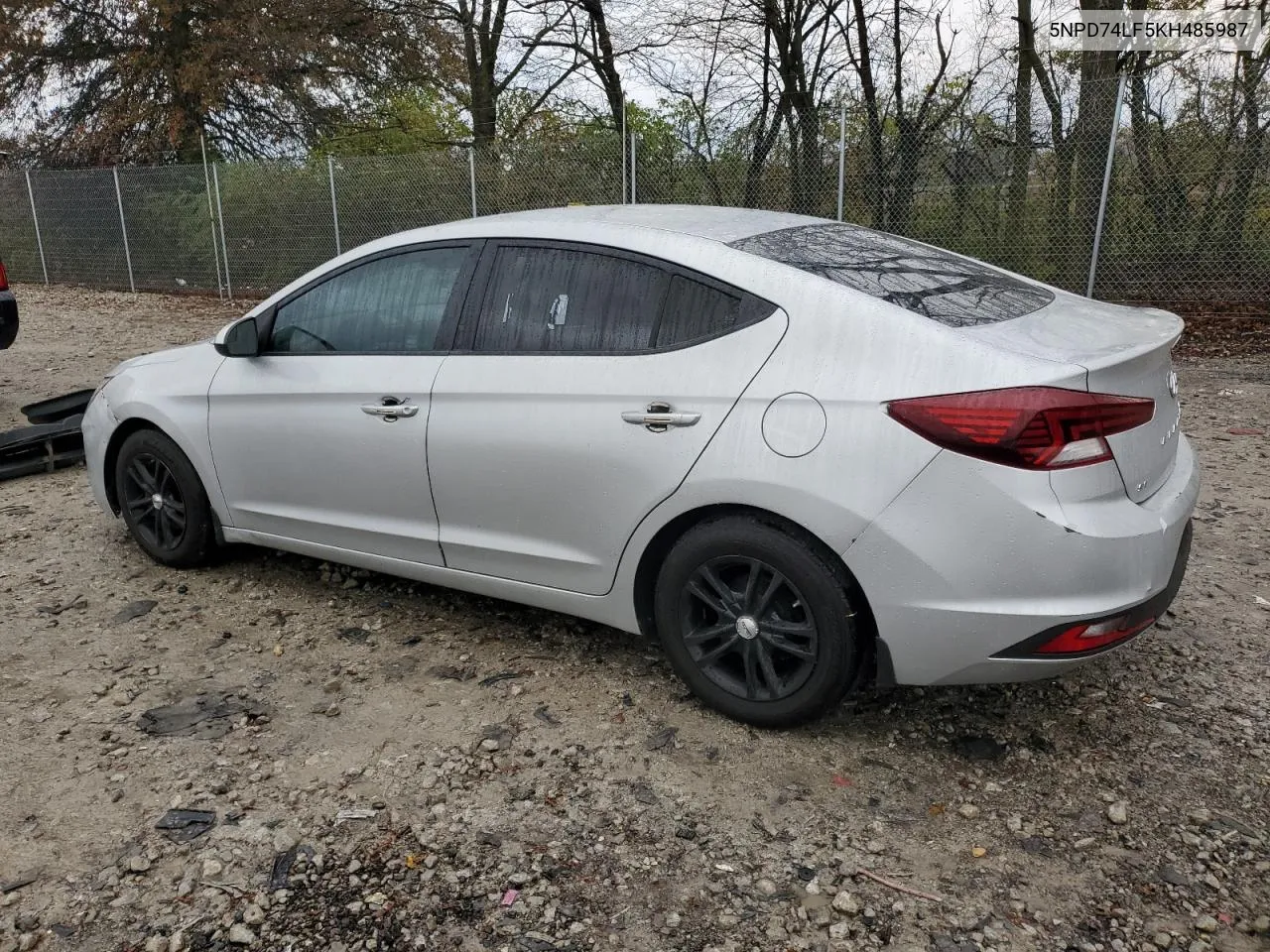 2019 Hyundai Elantra Se VIN: 5NPD74LF5KH485987 Lot: 80888574