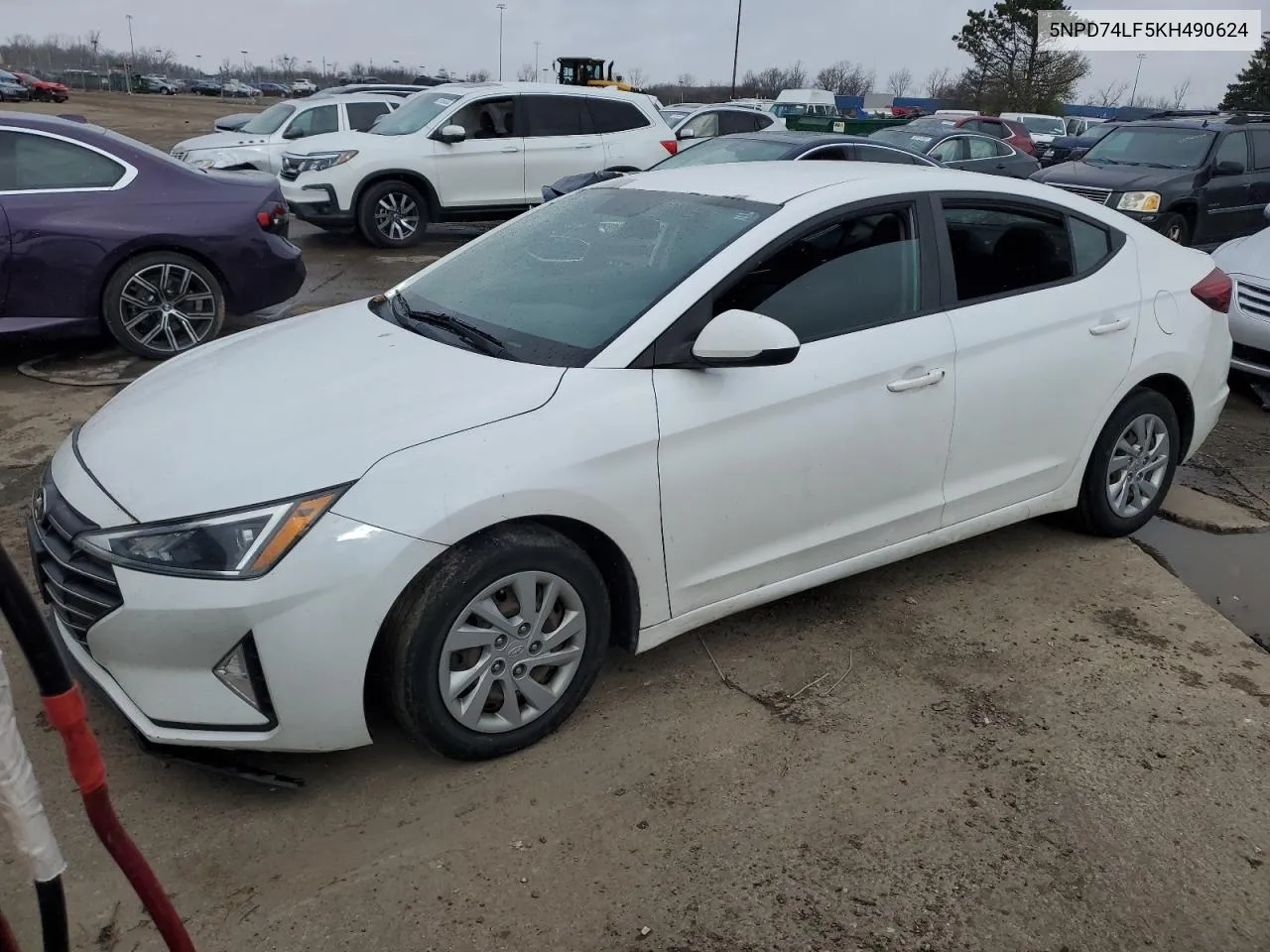 2019 Hyundai Elantra Se VIN: 5NPD74LF5KH490624 Lot: 81681674