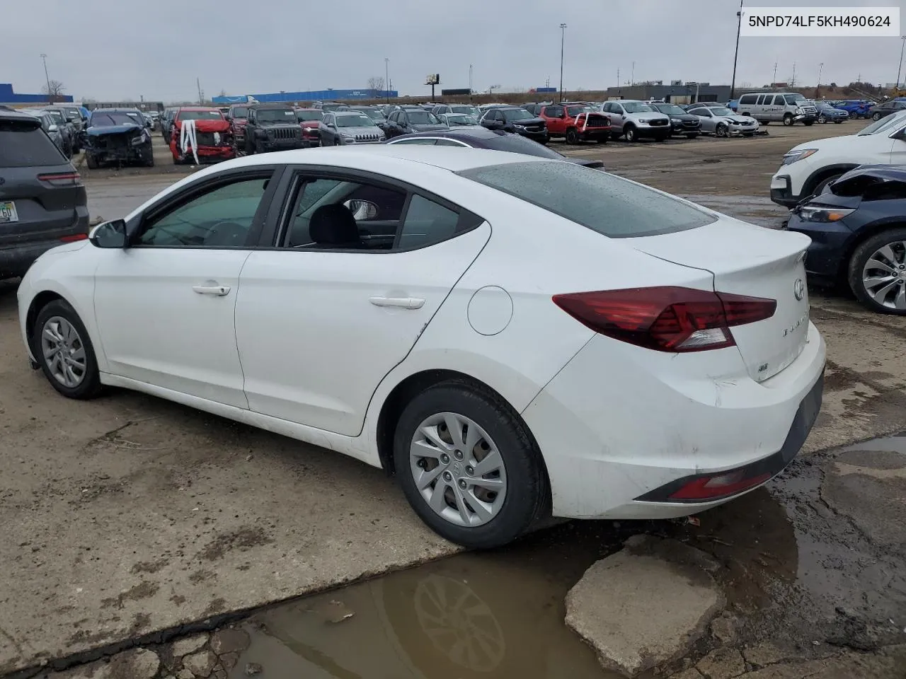 2019 Hyundai Elantra Se VIN: 5NPD74LF5KH490624 Lot: 81681674