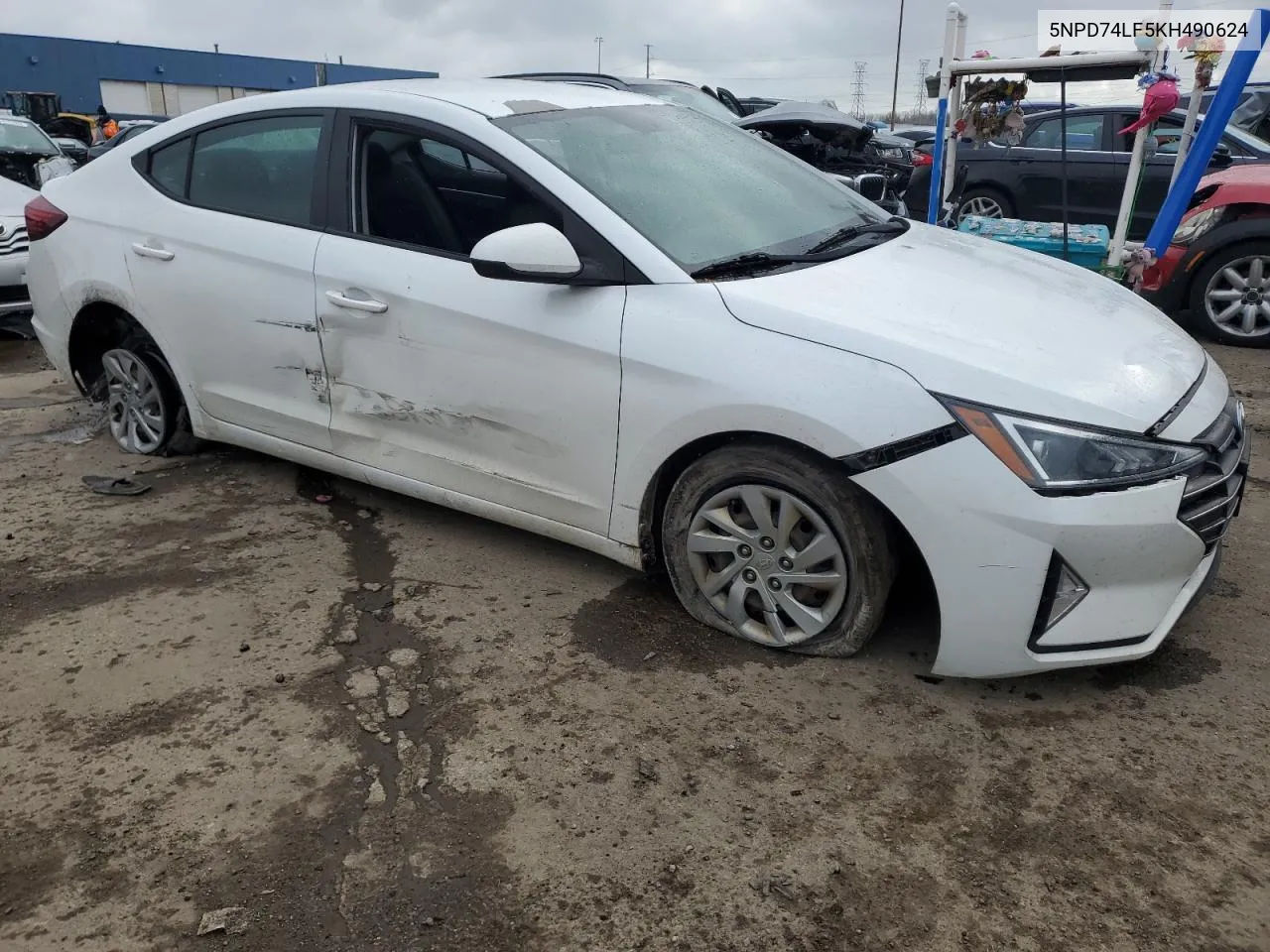 2019 Hyundai Elantra Se VIN: 5NPD74LF5KH490624 Lot: 81681674