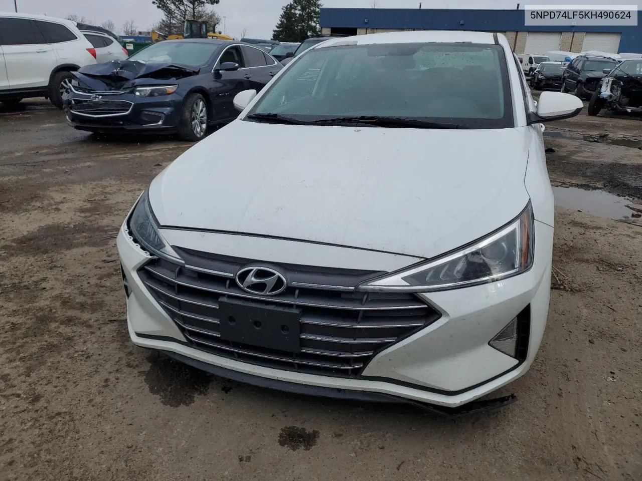 2019 Hyundai Elantra Se VIN: 5NPD74LF5KH490624 Lot: 81681674