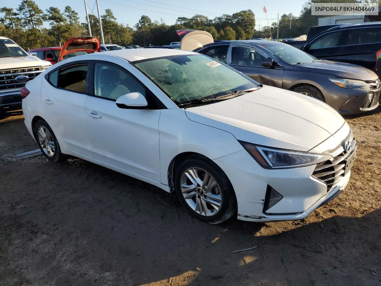 2019 Hyundai Elantra Sel VIN: 5NPD84LF8KH404669 Lot: 81694534