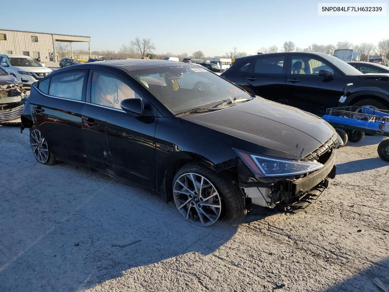 2020 Hyundai Elantra Sel VIN: 5NPD84LF7LH632339 Lot: 41679864