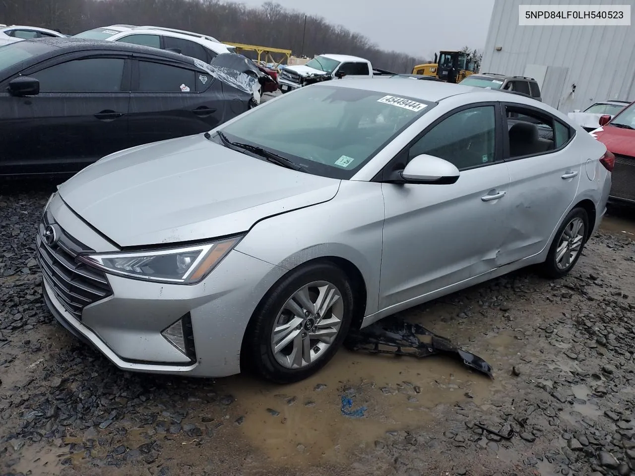 2020 Hyundai Elantra Sel VIN: 5NPD84LF0LH540523 Lot: 45449444