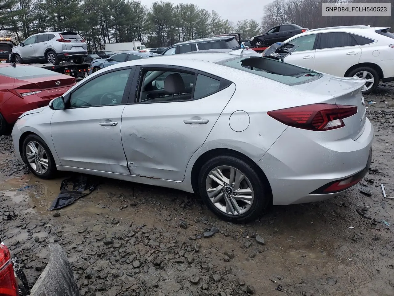 2020 Hyundai Elantra Sel VIN: 5NPD84LF0LH540523 Lot: 45449444