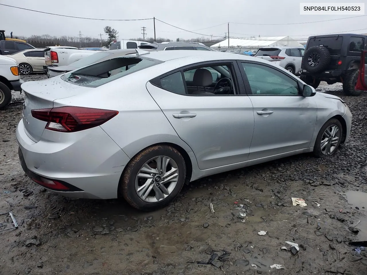 2020 Hyundai Elantra Sel VIN: 5NPD84LF0LH540523 Lot: 45449444