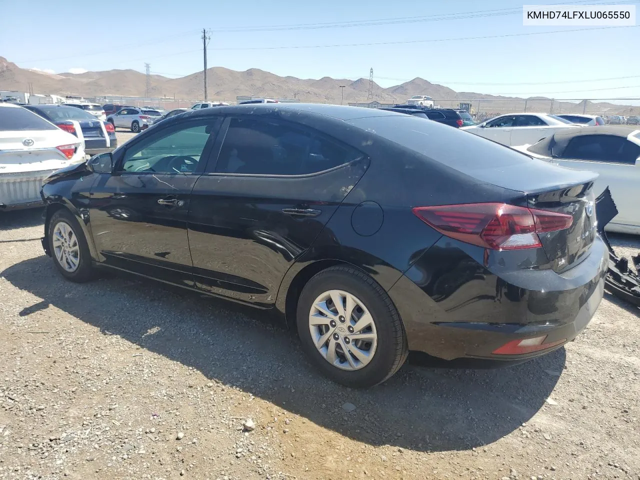 2020 Hyundai Elantra Se VIN: KMHD74LFXLU065550 Lot: 51465114