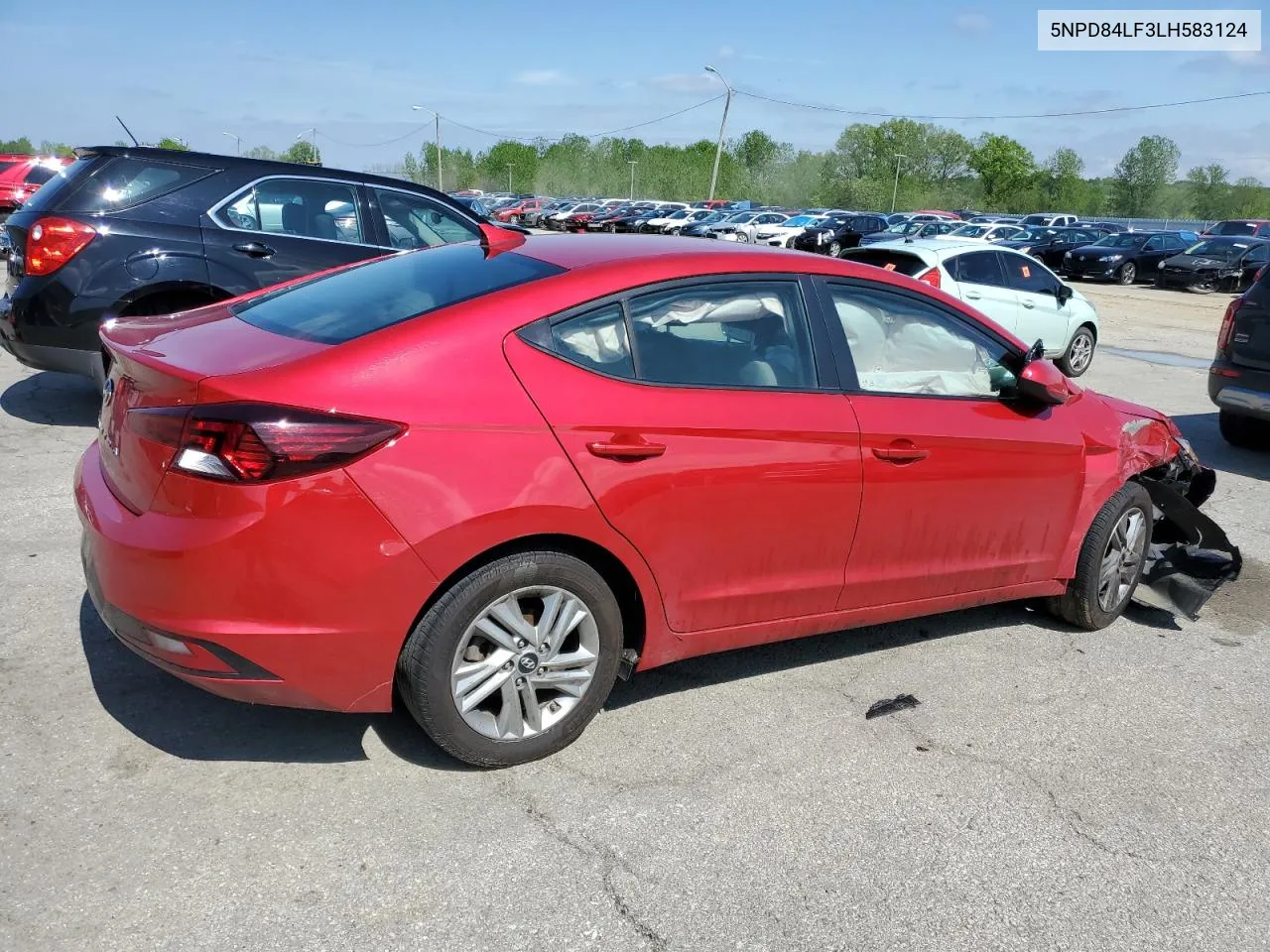 2020 Hyundai Elantra Sel VIN: 5NPD84LF3LH583124 Lot: 51547864