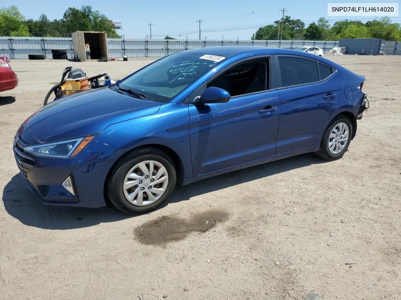 5NPD74LF1LH614020 2020 Hyundai Elantra Se