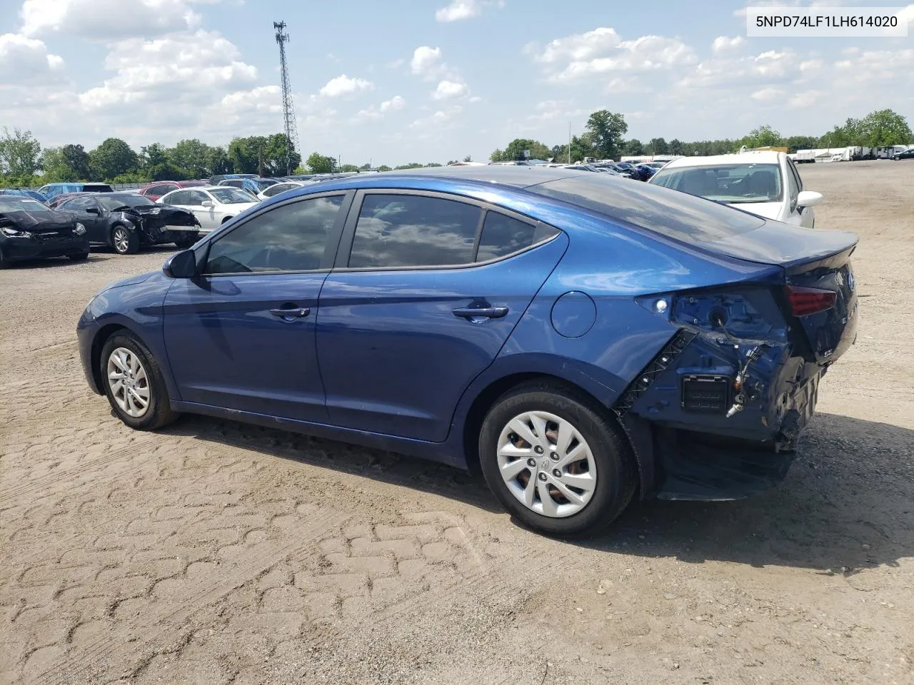 2020 Hyundai Elantra Se VIN: 5NPD74LF1LH614020 Lot: 51882234