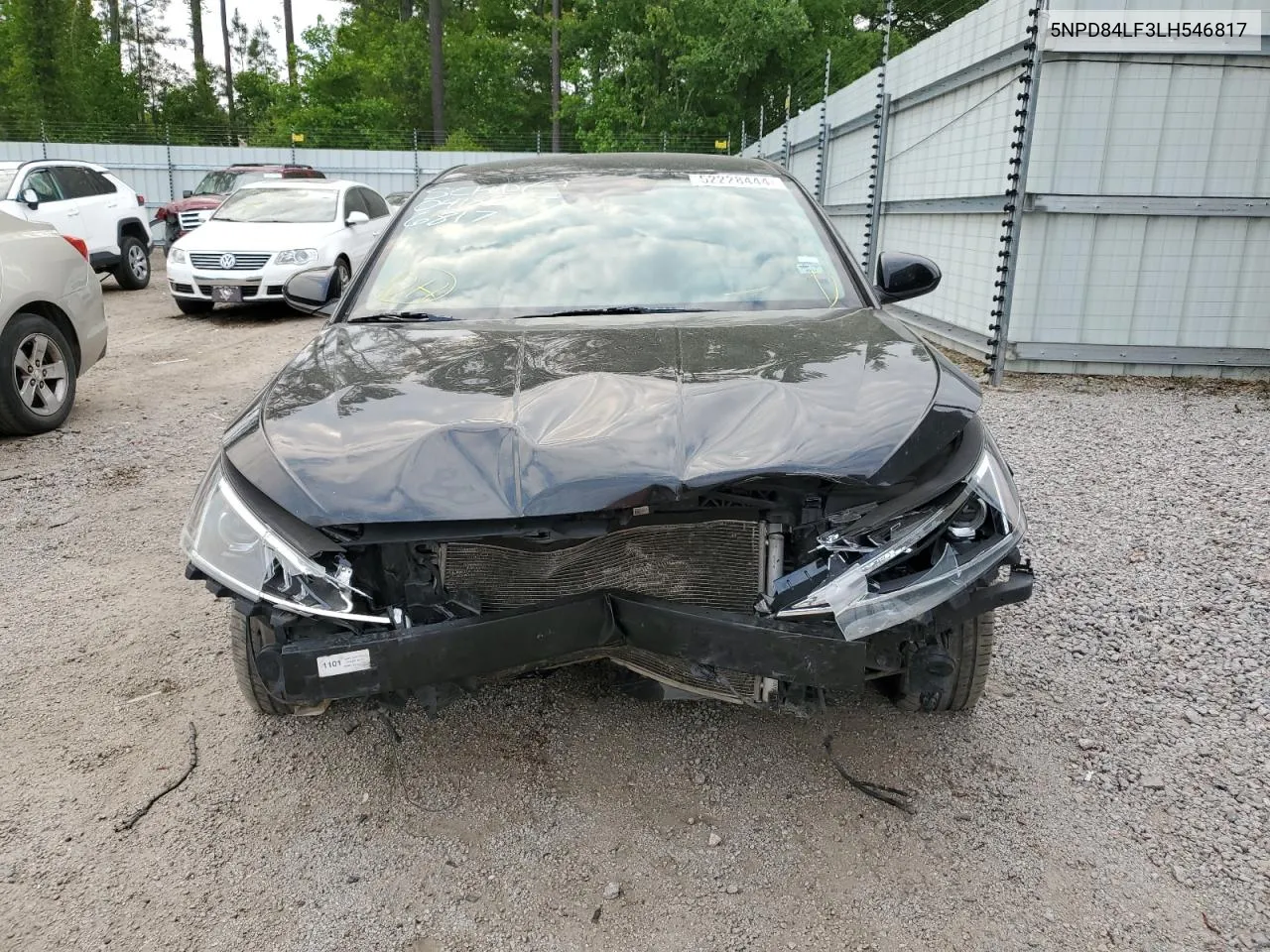 2020 Hyundai Elantra Sel VIN: 5NPD84LF3LH546817 Lot: 52228444