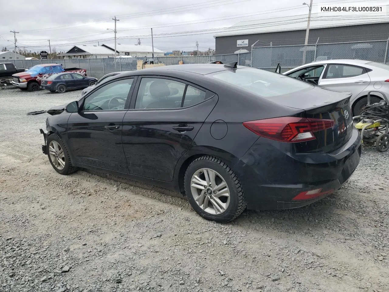 2020 Hyundai Elantra Sel VIN: KMHD84LF3LU008281 Lot: 53412014