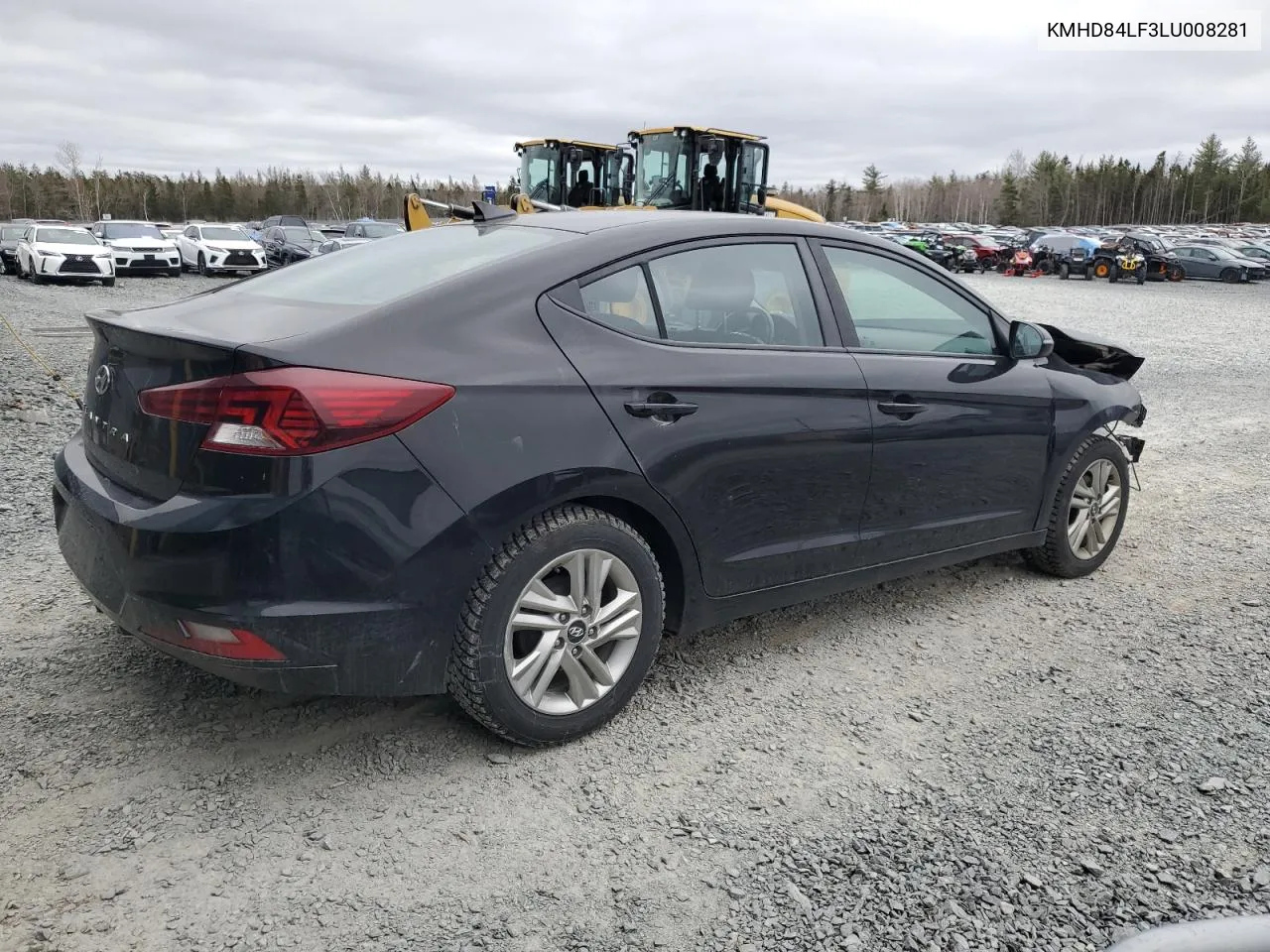 KMHD84LF3LU008281 2020 Hyundai Elantra Sel