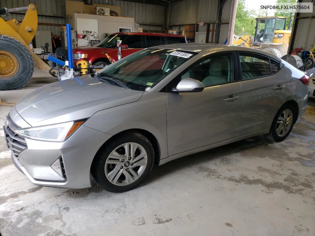 2020 Hyundai Elantra Sel VIN: 5NPD84LFXLH575604 Lot: 53591304