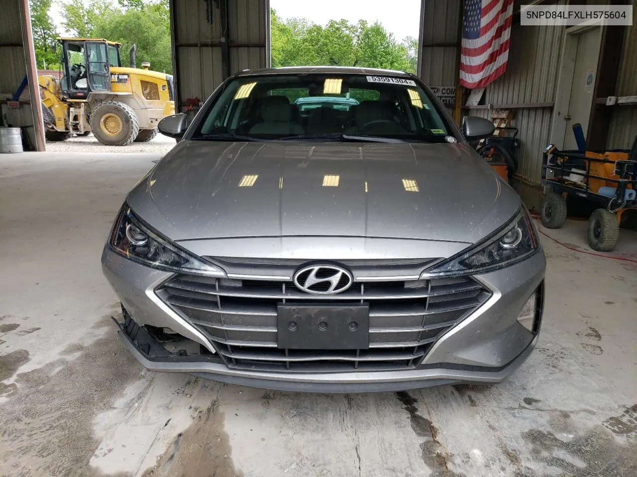 2020 Hyundai Elantra Sel VIN: 5NPD84LFXLH575604 Lot: 53591304