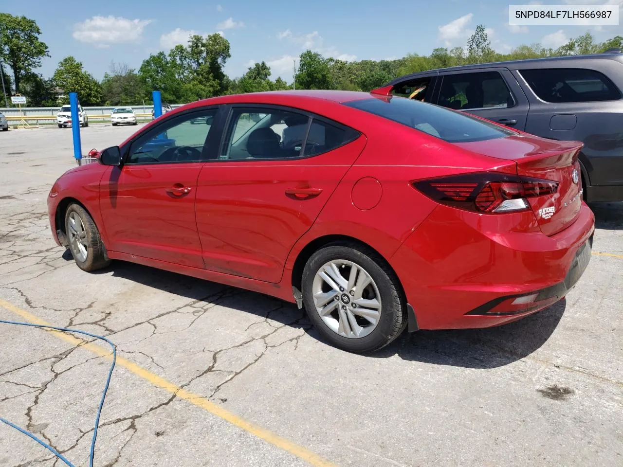 2020 Hyundai Elantra Sel VIN: 5NPD84LF7LH566987 Lot: 53860514