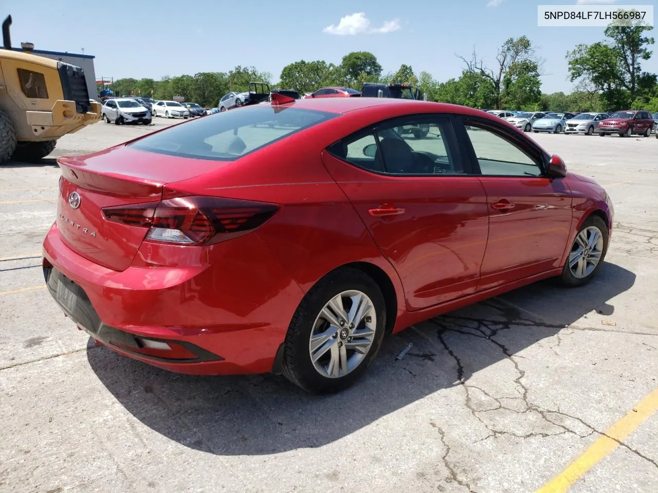 2020 Hyundai Elantra Sel VIN: 5NPD84LF7LH566987 Lot: 53860514