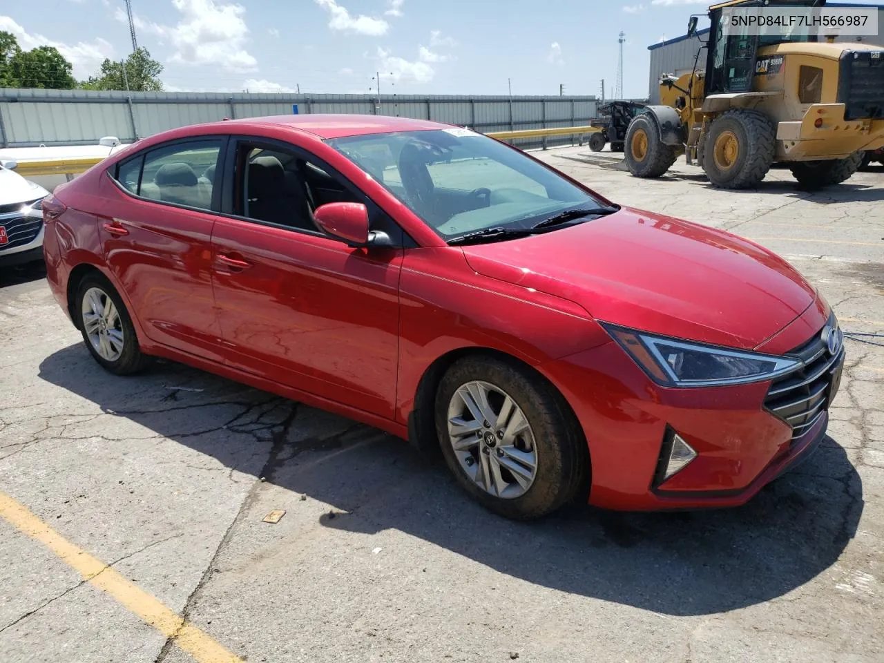 2020 Hyundai Elantra Sel VIN: 5NPD84LF7LH566987 Lot: 53860514