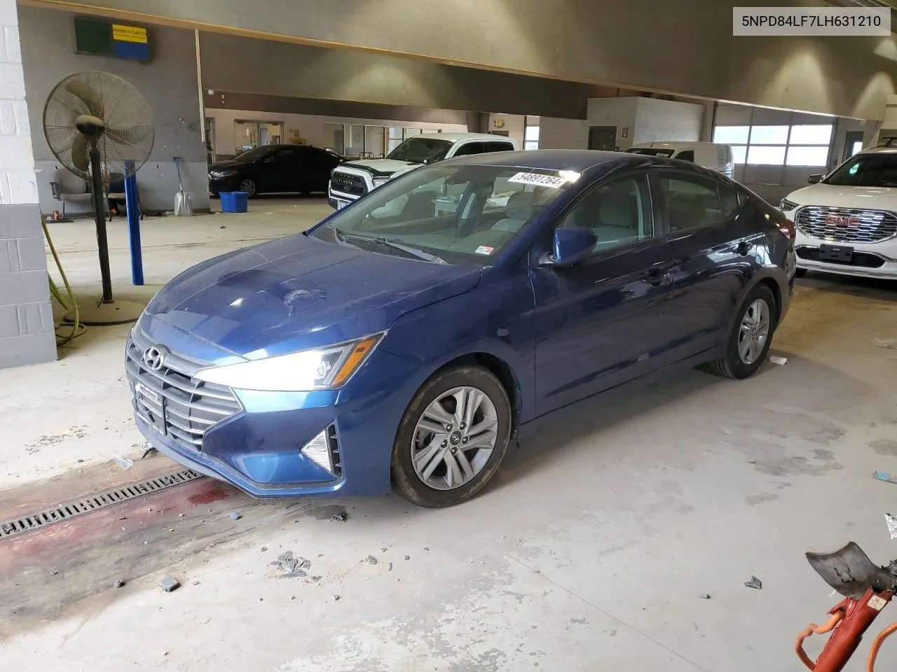 2020 Hyundai Elantra Sel VIN: 5NPD84LF7LH631210 Lot: 54891264