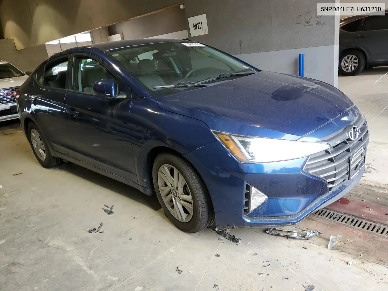 2020 Hyundai Elantra Sel VIN: 5NPD84LF7LH631210 Lot: 54891264