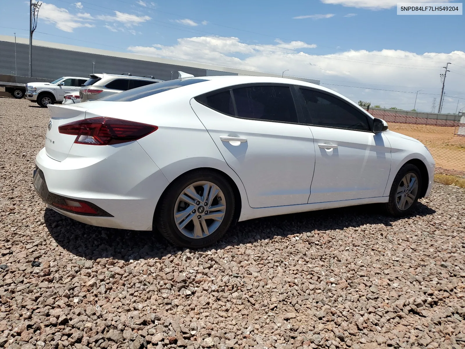 2020 Hyundai Elantra Sel VIN: 5NPD84LF7LH549204 Lot: 55041664