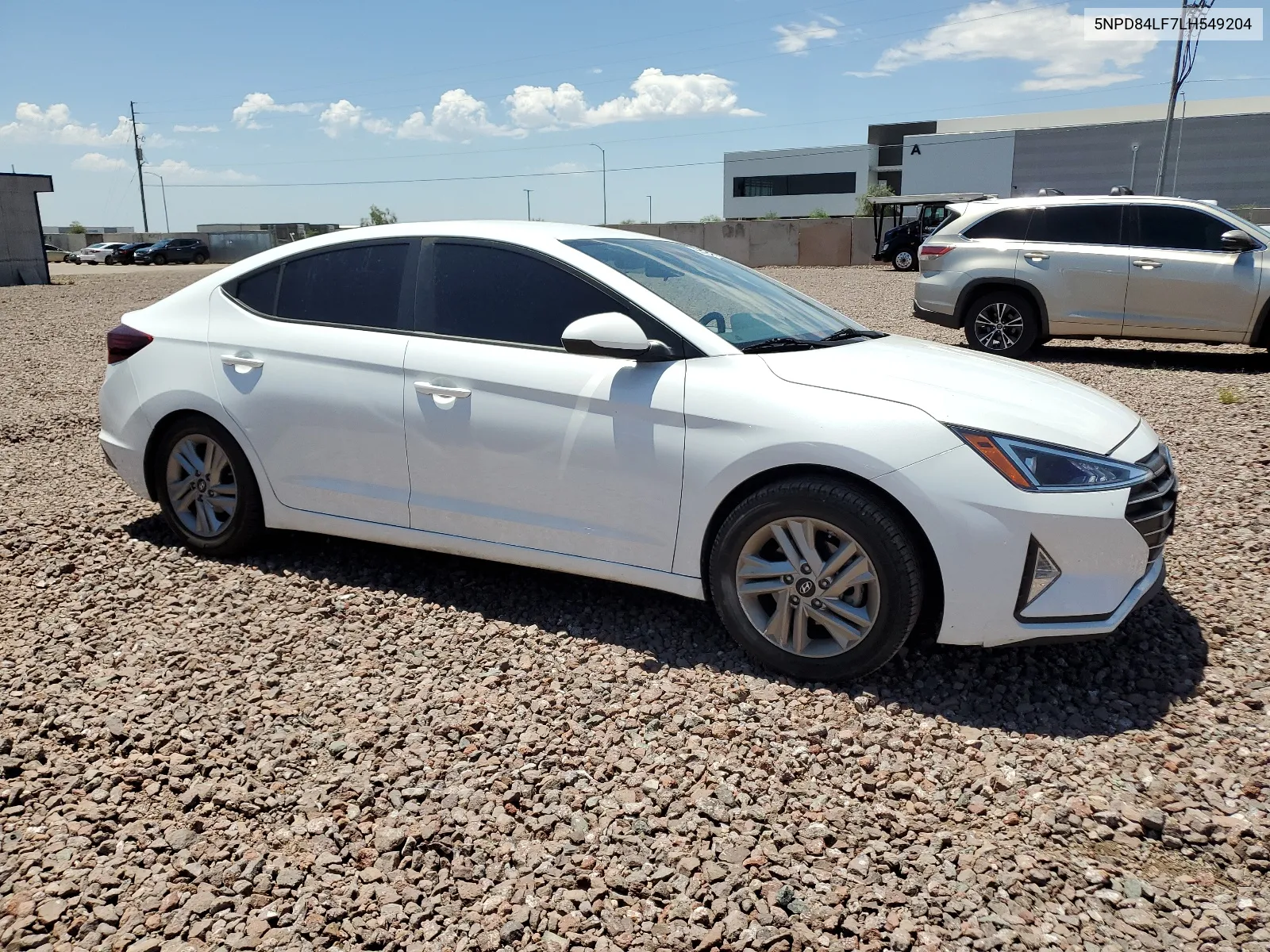 2020 Hyundai Elantra Sel VIN: 5NPD84LF7LH549204 Lot: 55041664