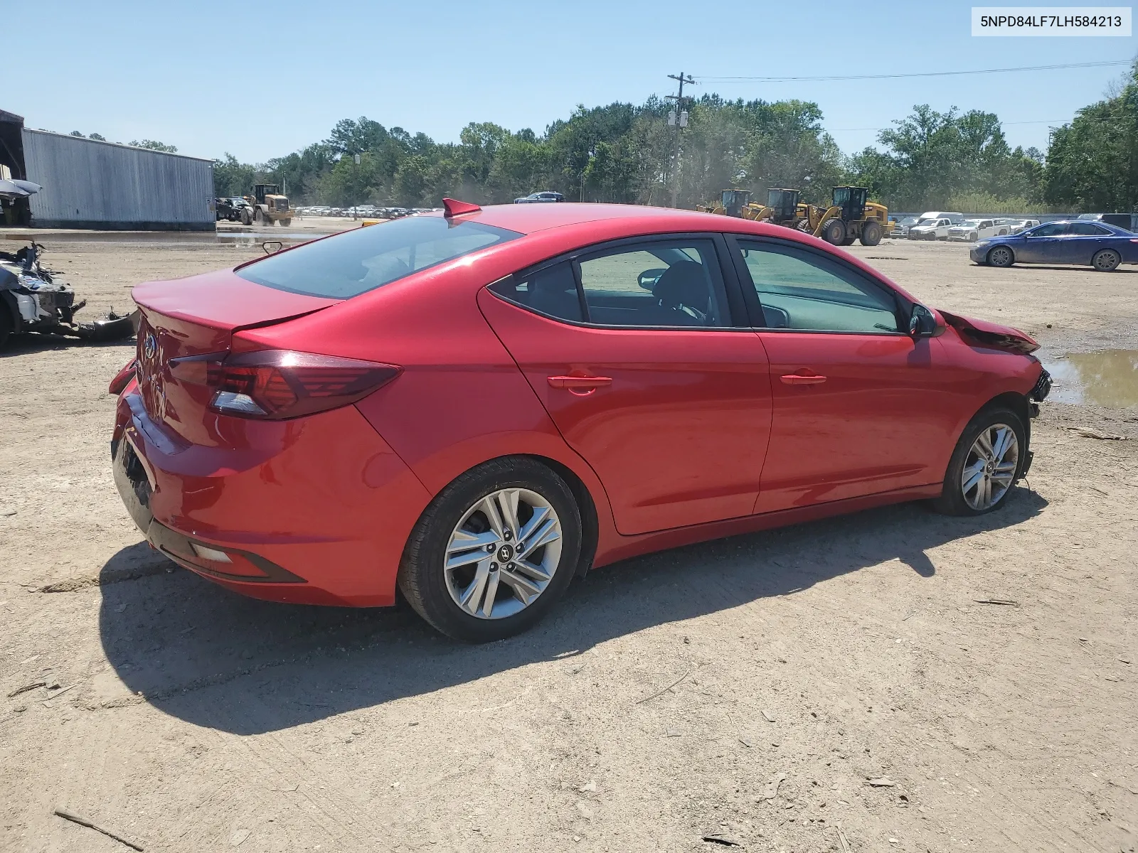 2020 Hyundai Elantra Sel VIN: 5NPD84LF7LH584213 Lot: 55111854